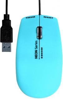 Port Designs 900530 USB Mouse - Neon Blue Photo