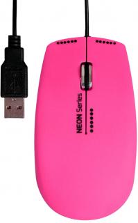 Port Designs 900534 USB Mouse - Neon Fuchsia Photo