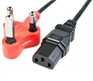 Unbranded Male 3 pin Dedicated Plug To Female Kettle Plug Power Cable - 1.8m Photo