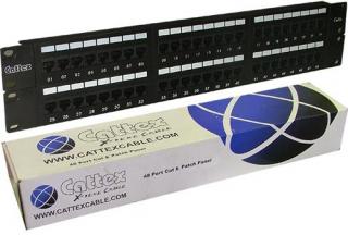 Cattex 48 Port UTP CAT6 Patch Panel Photo
