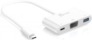 J5 Create JCA378 USB3.0 Type-C to VGA & USB 3.0 with Power Delivery Multi-Adapter Photo