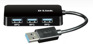 D-Link DUB-1341 4-Port SuperSpeed USB 3.0 Portable USB Hub Photo