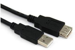 Vcom CU202-B-5M Male USB 2.0 Type A To Female USB 2.0 Type A Cable - 5m Photo