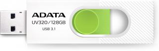 Adata UV220 16GB USB 3.1 Flash Drive - White & Green Photo