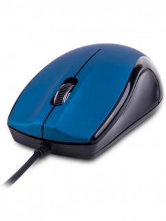 Astrum MU110 3B Wired Large Optical USB Mouse - Blue & Black Photo