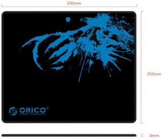 Orico Multispandex Rubber 300×250 Mousepad Black Photo