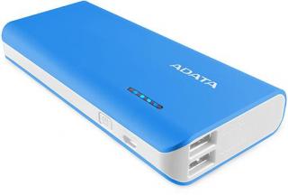 Adata PT100 10000mAh Power Bank - Blue & White Highlight Photo