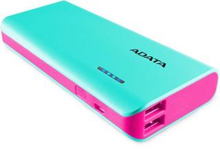 Adata PT100 10000mAh Power Bank - Blue & Magenta Highlight Photo