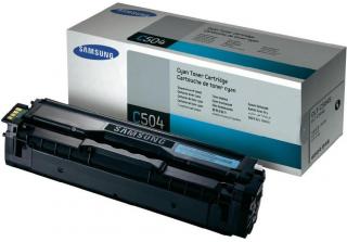 HP S-Print Samsung CLT-C504S Laser Toner Cartridge - Cyan (SU027A) Photo