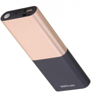 Astrum PB120 10000mAh Universal Power Bank - Gold/Black Photo