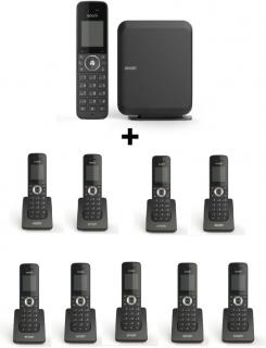 Snom M325 SC - M300 SC DECT Base Station + 10 x M25 Handset Photo