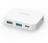Orico TC2U-U3 USB3.0 Type-C 4 Port Hub- White Photo