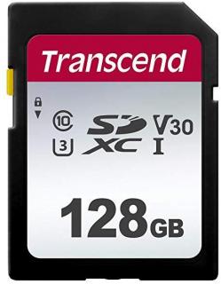Transcend 300S 128GB SDXC Class 10 UHS-I U1 Memory Card Photo