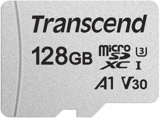 Transcend 300S 128GB microSDHC Class 10 UHS-I U3 Memory Card (TS128GUSD300S) Photo