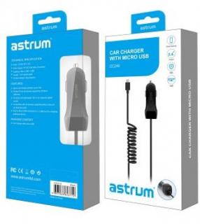 Astrum Spring Micro USB Car Charger 2.1A Photo
