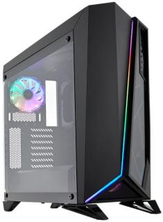 Corsair Carbide Series SPEC-OMEGA Mid-Tower Tempered Glass Gaming Chassis - Black Photo