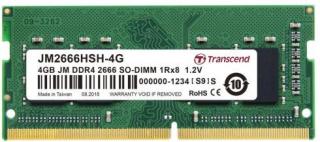 Transcend JetRam 4GB 2666MHz DDR4 Notebook Memory Module (JM2666HSH-4G) Photo