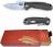 UltraTec Honey Badger Medium Opener Knife - Black Photo