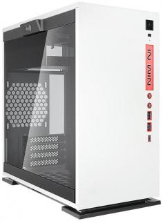 In Win 301C Windowed Mini Tower Chassis - White Photo