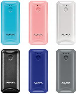 Adata P5000 5000mAh Ultra Portable Power Bank - White Photo