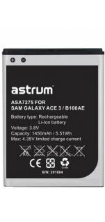 Astrum AS7275 Replacement Battery for Samsung Galaxy ACE 3 (B100AE) Photo