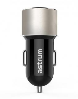 Astrum CC210 Dual USB 2.4A Car Charger - Black & Gold Photo
