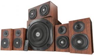 Trust Vigor 5.1 Surround Speaker System - Wooden Brown Photo