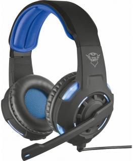Trust GXT 350 Radius 7.1 Surround Gaming Headset - Black/Blue Photo