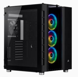 Corsair Crystal Series 680X Windowed Mid Tower Gaming Chassis - Black Photo