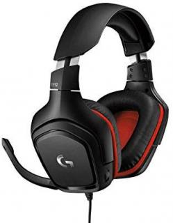 Logitech G Series G332 Stereo Gaming Headset - Black/Red Photo