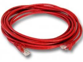 Unbranded CAT5e 20m Moulded UTP Patch Cable - Red Photo
