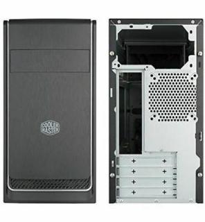 Cooler Master MasterBox E300L Mini Tower Chassis - Black/Silver Photo