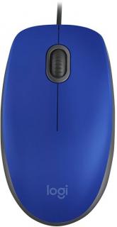 Logitech M110 Silent Mouse - Blue Photo