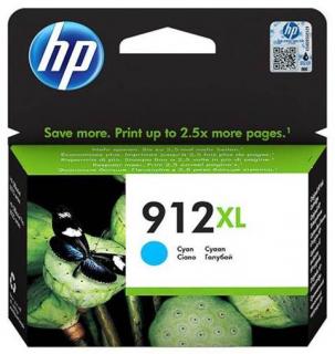 HP 912XL High Yield Cyan Original Ink Cartridge Photo