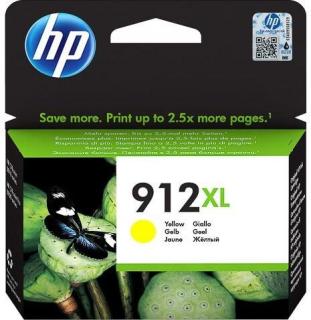 HP 912XL High Yield Yellow Original Ink Cartridge Photo