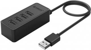 Orico W5P-U2 4 Port USB2.0 Hub - Black Photo