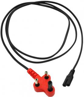 Unbranded Male SA 3-Pin Dedicated Plug To Female Figure 8 Cable - 1.8m Photo