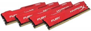 Kingston HyperX Fury Red 4 x 8GB 2933MHz DDR4 Desktop Memory Kit (HX429C17FR2K4/32) Photo