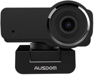 Ausdom AW635 1080P 2MP PC Web Camera – Black Photo