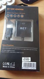 RCT HDMI to VGA Adaptor with Audio Photo