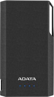 Adata S10000 10000mAh Power Bank With Integrated Hanging Loop - Black Photo