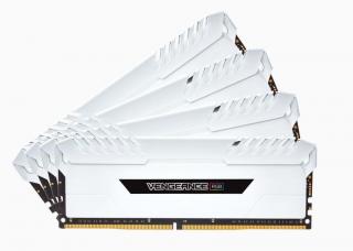 Corsair Vengeance RGB 4 x 8GB 3200MHz DDR4 Desktop Memory Kit - White with RGB LED (CMR32GX4M4C3000C15W) Photo