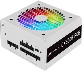 Corsair CX Series 550W ATX 12V 2.3 Fully Modular RGB Power Supply - White (CX550F) Photo