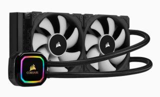 Corsair iCUE H100i RGB PRO XT Liquid CPU Cooler - Black Photo