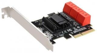 Microworld TXB113 PCIe 3.0-1x to 6 SATA3 Expansion Card Photo