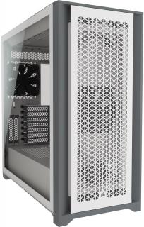 Corsair Obsidian 5000D Airflow Tempered Glass Mid Tower Chassis - White Photo