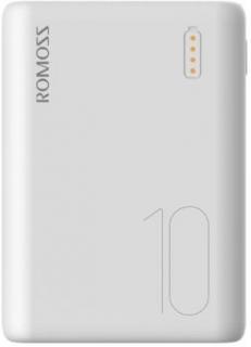 Romoss Simple 10 10000mAh Power Bank - White Photo
