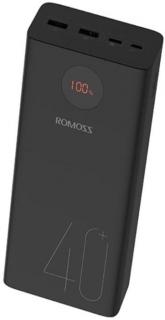 Romoss Zeus 40000mAh 18W PD Power Bank - Black Photo