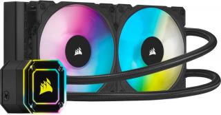Corsair iCUE H100i Elite Capellix RGB Liquid CPU Cooler - Black Photo