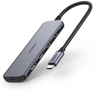 Ugreen USB-C to 4-Port USB 3.0 Hub - Black (50312) Photo